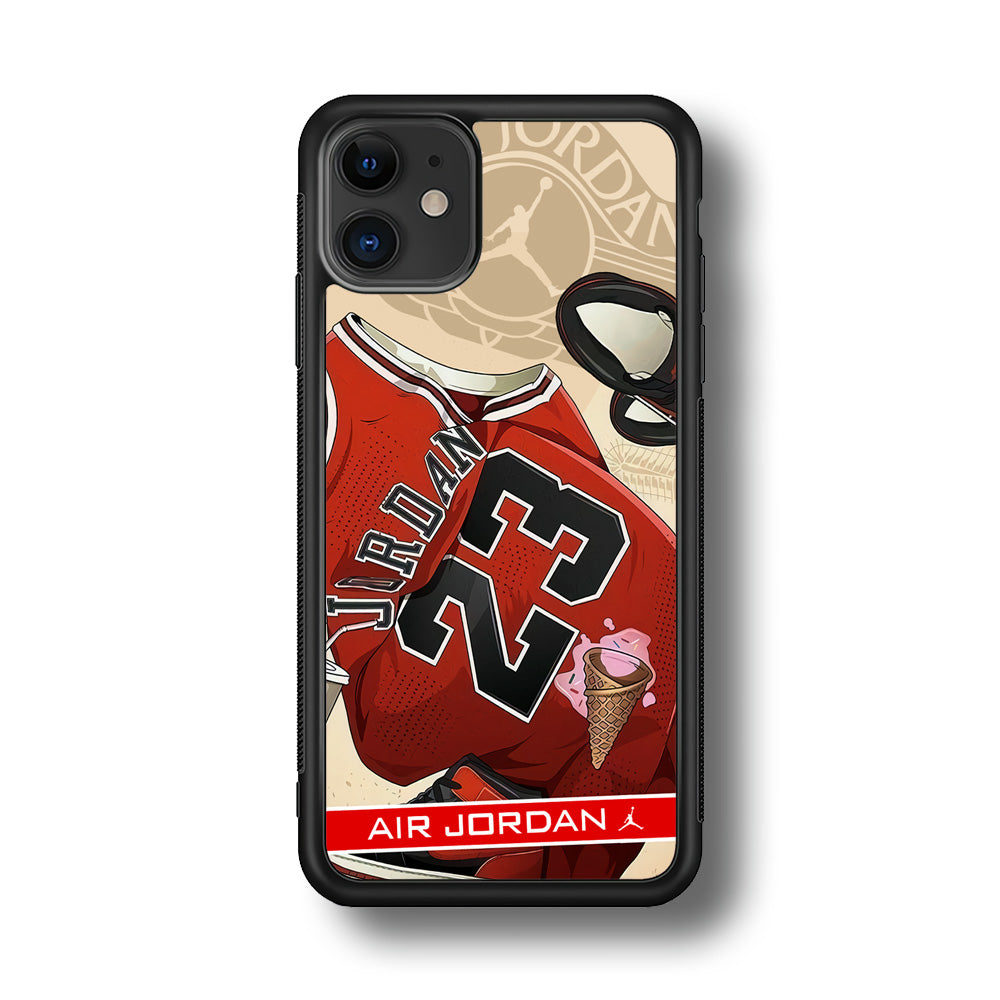 Air Jordan Iconic Jersey iPhone 11 Case