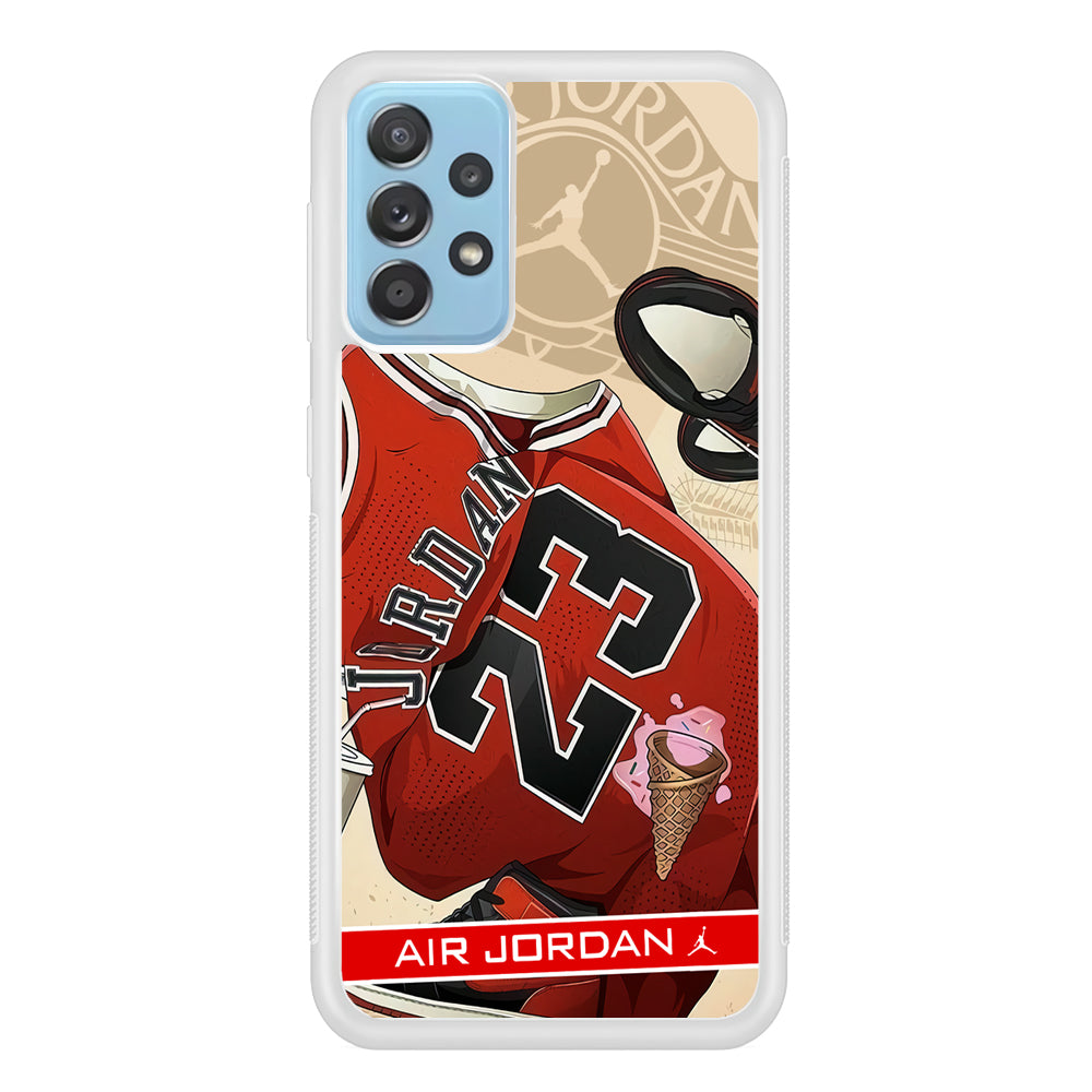 Air Jordan Iconic Jersey Samsung Galaxy A52 Case