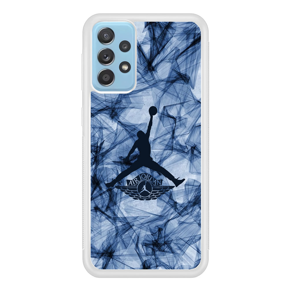 Air Jordan Ink Abstract Samsung Galaxy A52 Case