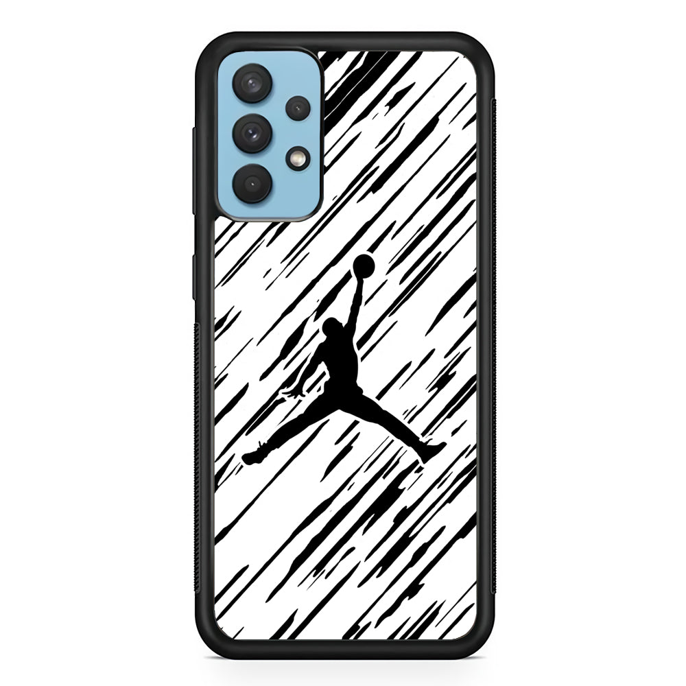 Air Jordan Ink Splash Samsung Galaxy A32 Case
