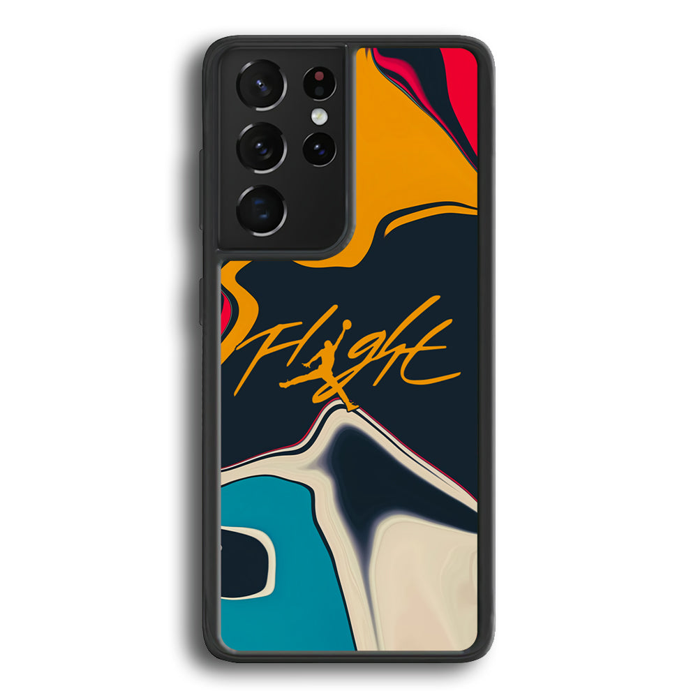 Air Jordan Liquid Paint Samsung Galaxy S21 Ultra Case - Carneyforia