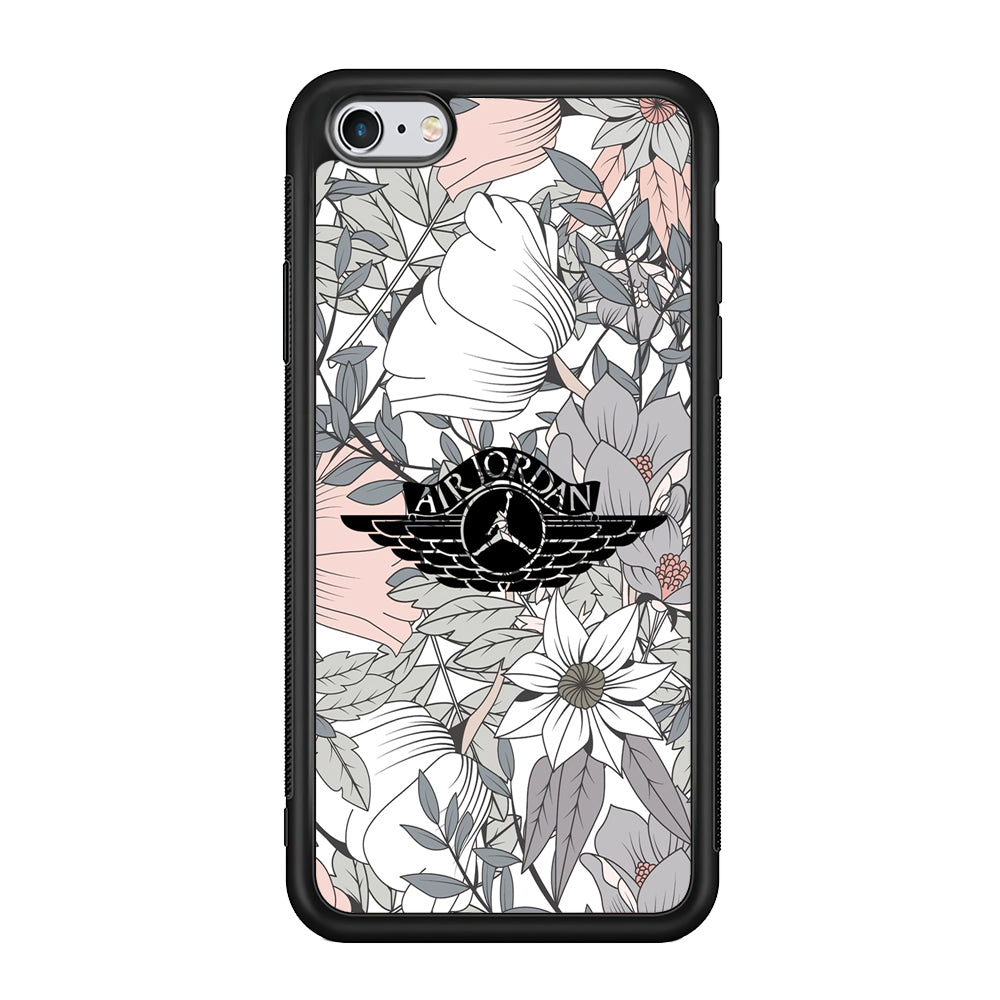 Air Jordan Logo Flower Aesthetic iPhone 6 Plus | 6s Plus Case