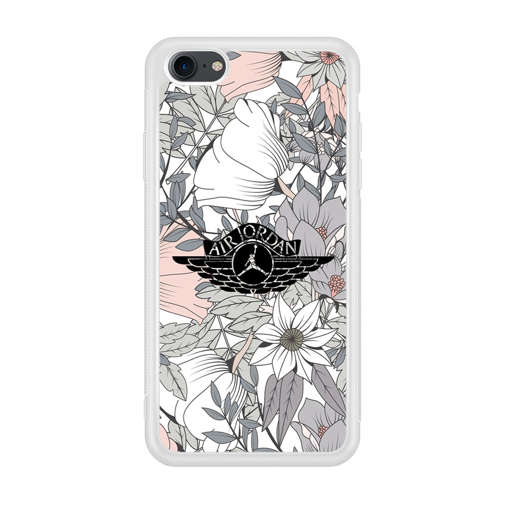 Air Jordan Logo Flower Aesthetic iPhone 8 Case