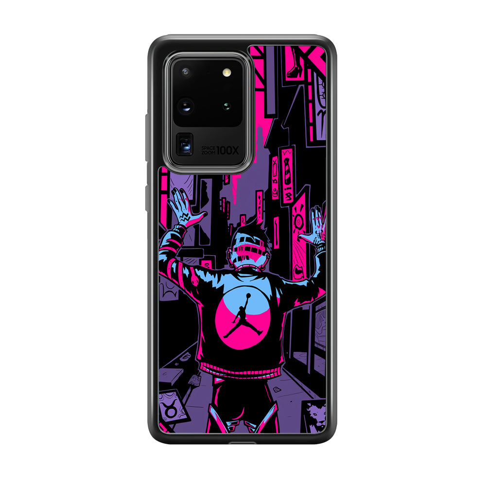 Air Jordan Man from City of Light Samsung Galaxy S20 Ultra Case
