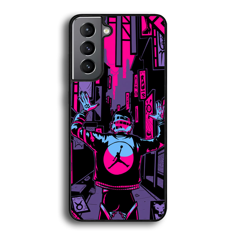 Air Jordan Man from City of Light Samsung Galaxy S21 Plus Case - Carneyforia