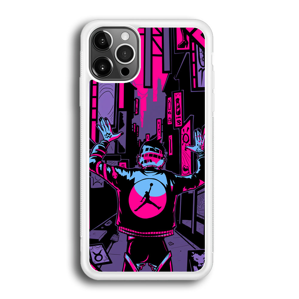 Air Jordan Man from City of Light iPhone 12 Pro Case