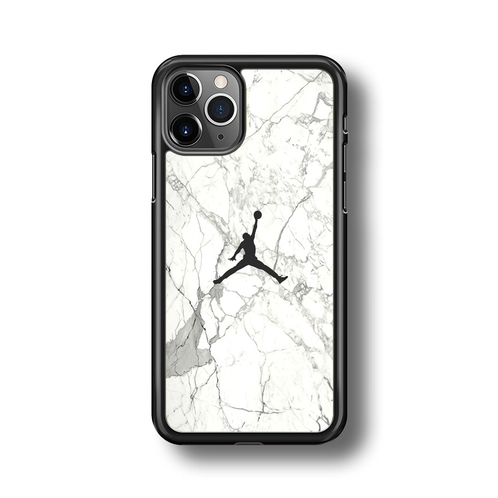 Air Jordan Marble Soft Black iPhone 11 Pro Max Case