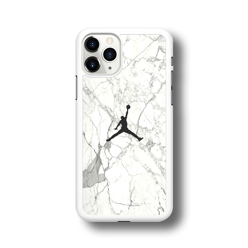 Air Jordan Marble Soft Black iPhone 11 Pro Max Case