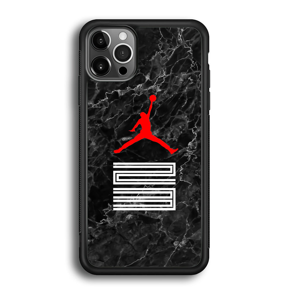 Air Jordan Marble and Retro iPhone 12 Pro Max Case
