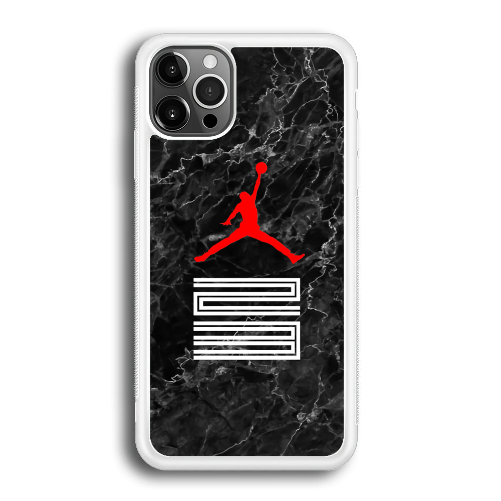 Air Jordan Marble and Retro iPhone 12 Pro Max Case