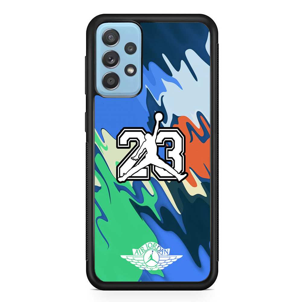 Air Jordan Melt Colour Samsung Galaxy A52 Case