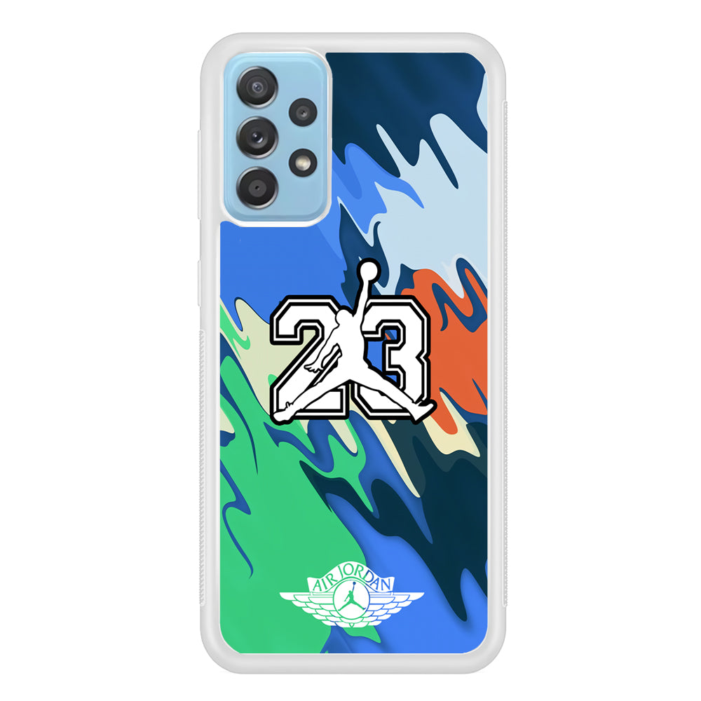 Air Jordan Melt Colour Samsung Galaxy A52 Case