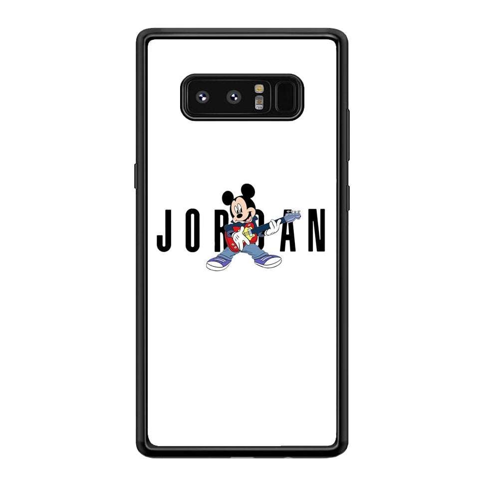Air Jordan Mickey Guitar Samsung Galaxy Note 8 Case