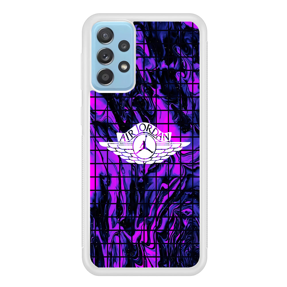 Air Jordan Net Marble Samsung Galaxy A52 Case
