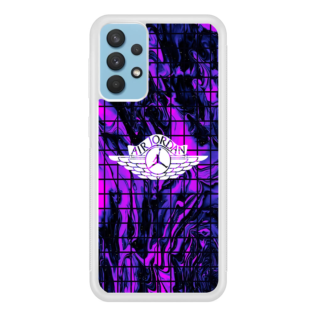 Air Jordan Net Marble Samsung Galaxy A32 Case