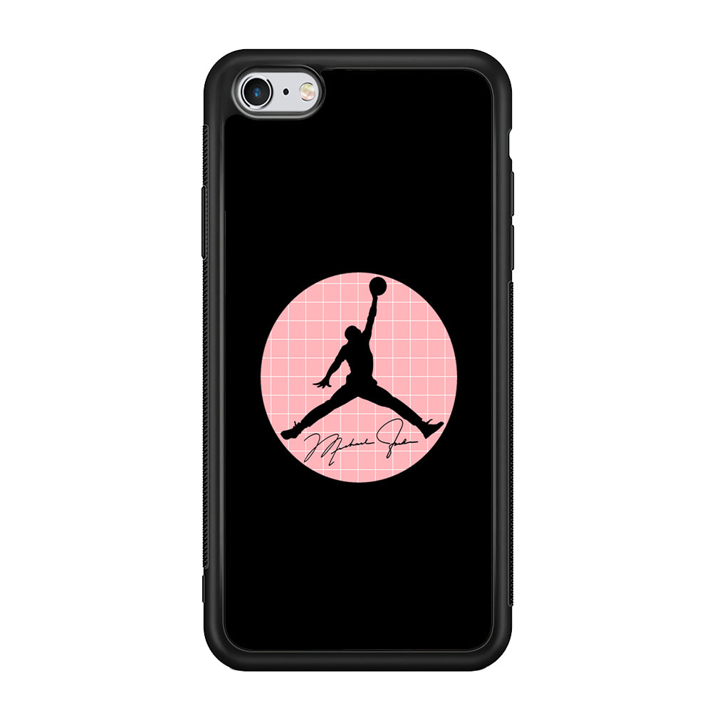 Air Jordan Silhouette Pink Net iPhone 6 Plus | 6s Plus Case