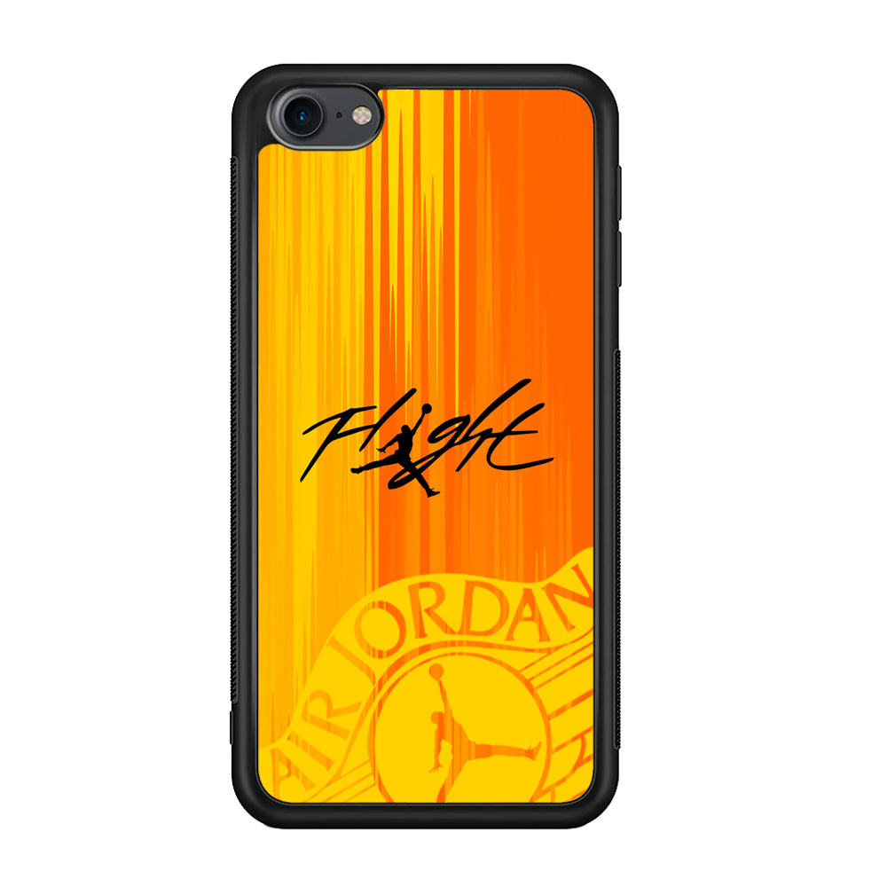 Air Jordan Yellow Sparkle iPod Touch 6 Case - Carneyforia