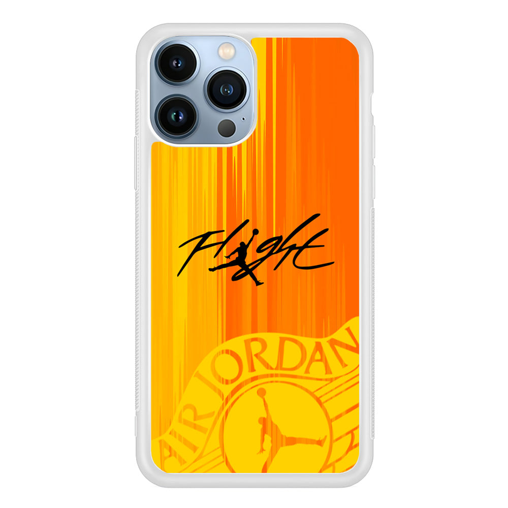 Air Jordan Yellow Sparkle iPhone 13 Pro Max Case