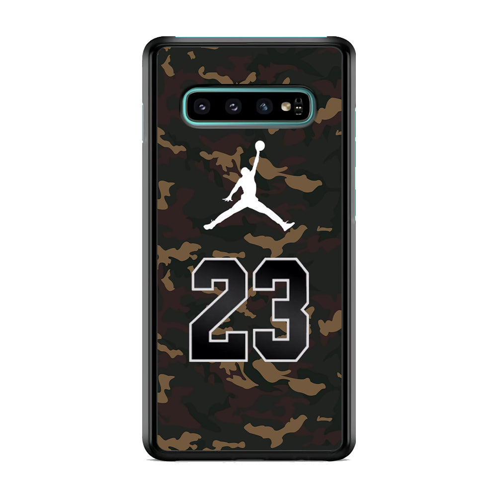 Air Jordan 23 Dark Green Camo Samsung Galaxy S10 Case