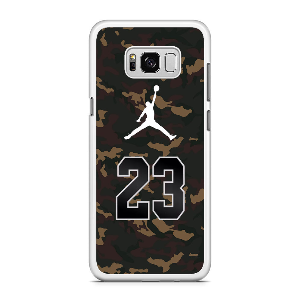 Air Jordan 23 Dark Green Camo Samsung Galaxy S8 Case