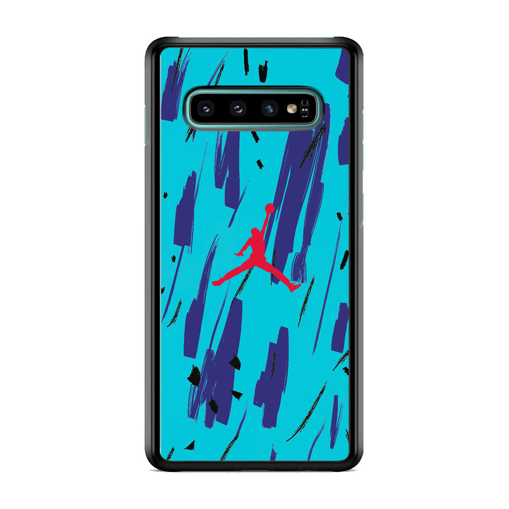 Air Jordan Aqua Samsung Galaxy S10 Plus Case