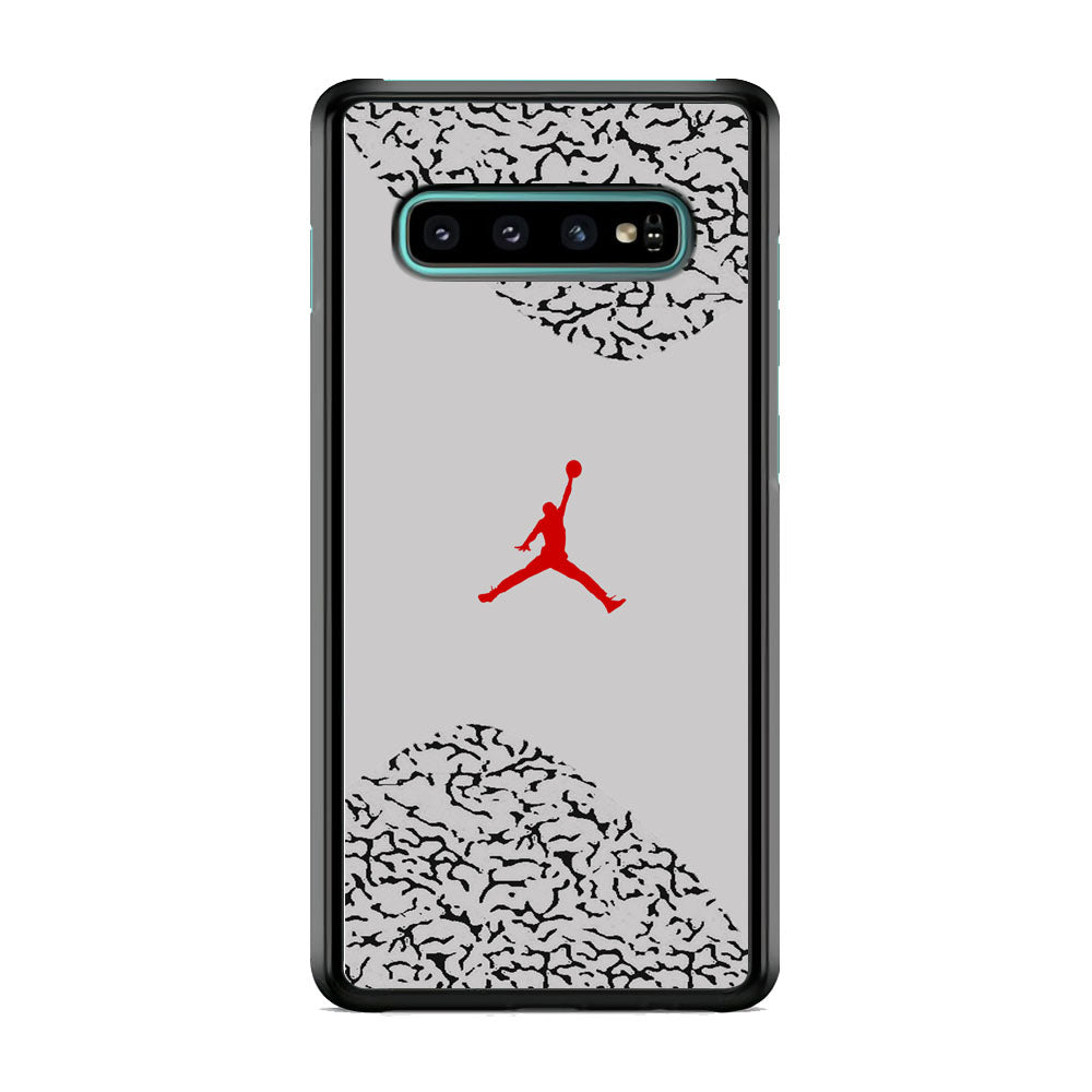 Air Jordan Cement Grey Samsung Galaxy S10 Case