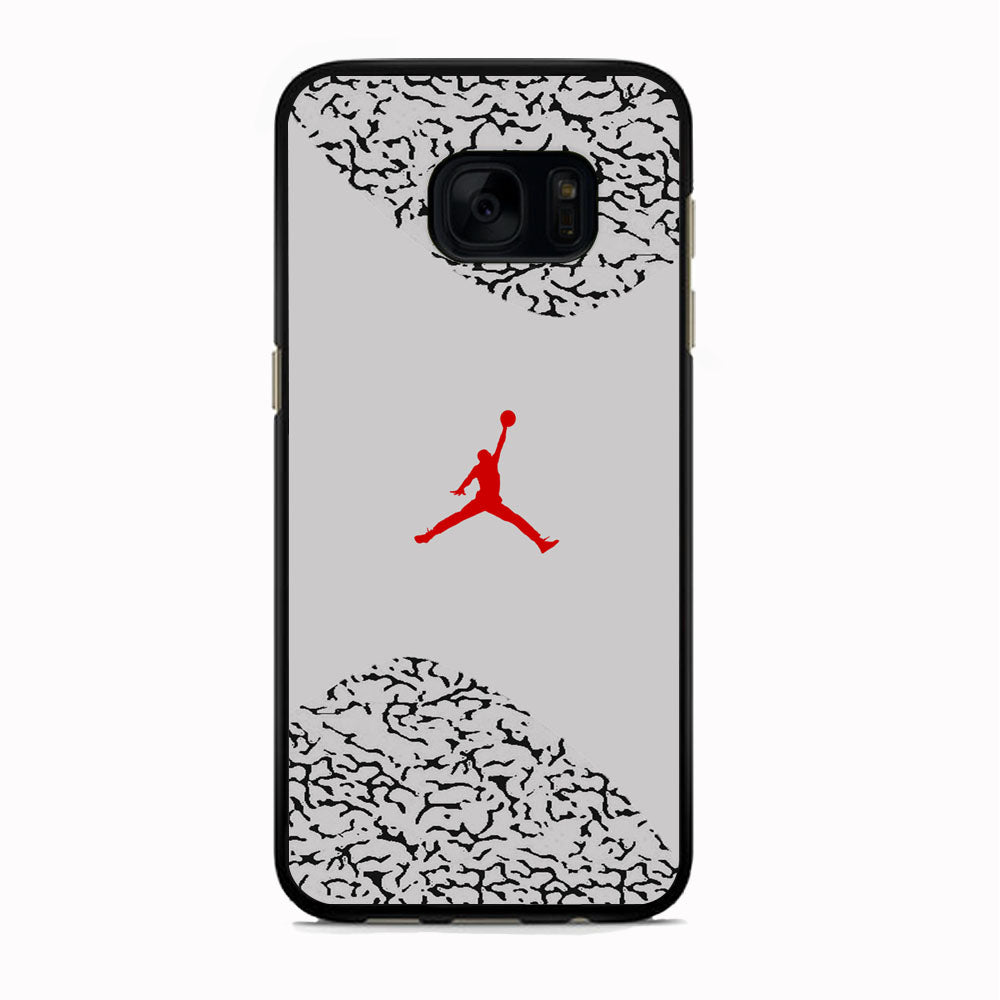 Air Jordan Cement Grey Samsung Galaxy S7 Edge Case