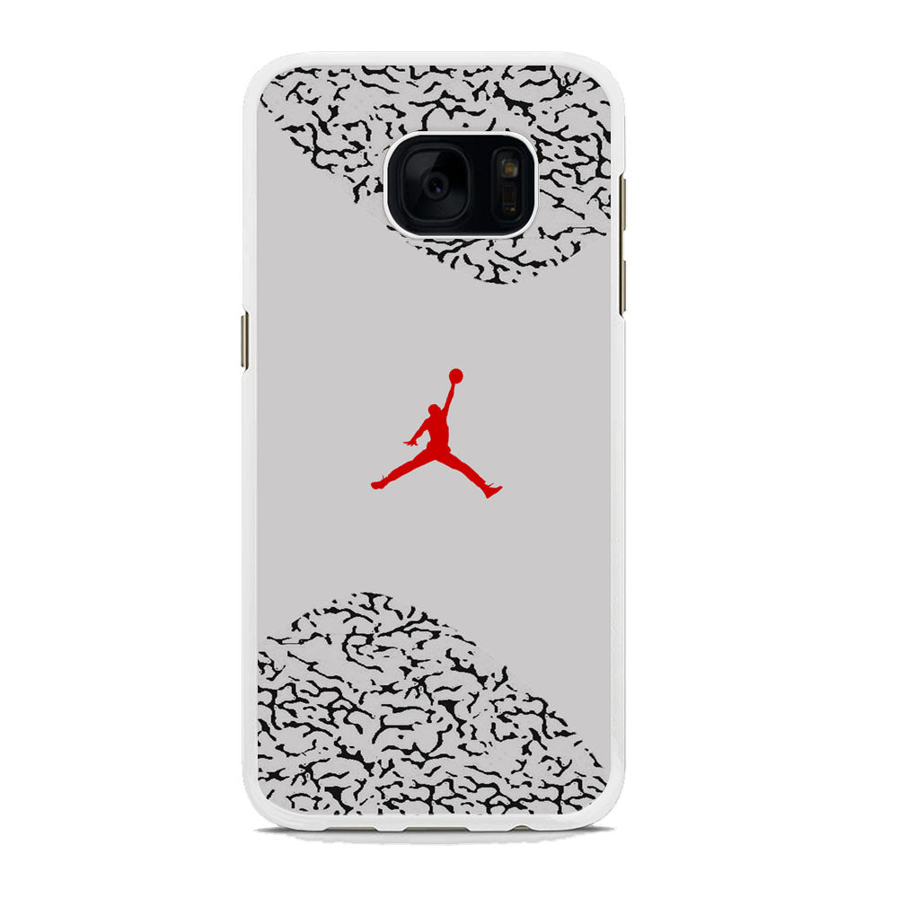 Air Jordan Cement Grey Samsung Galaxy S7 Edge Case