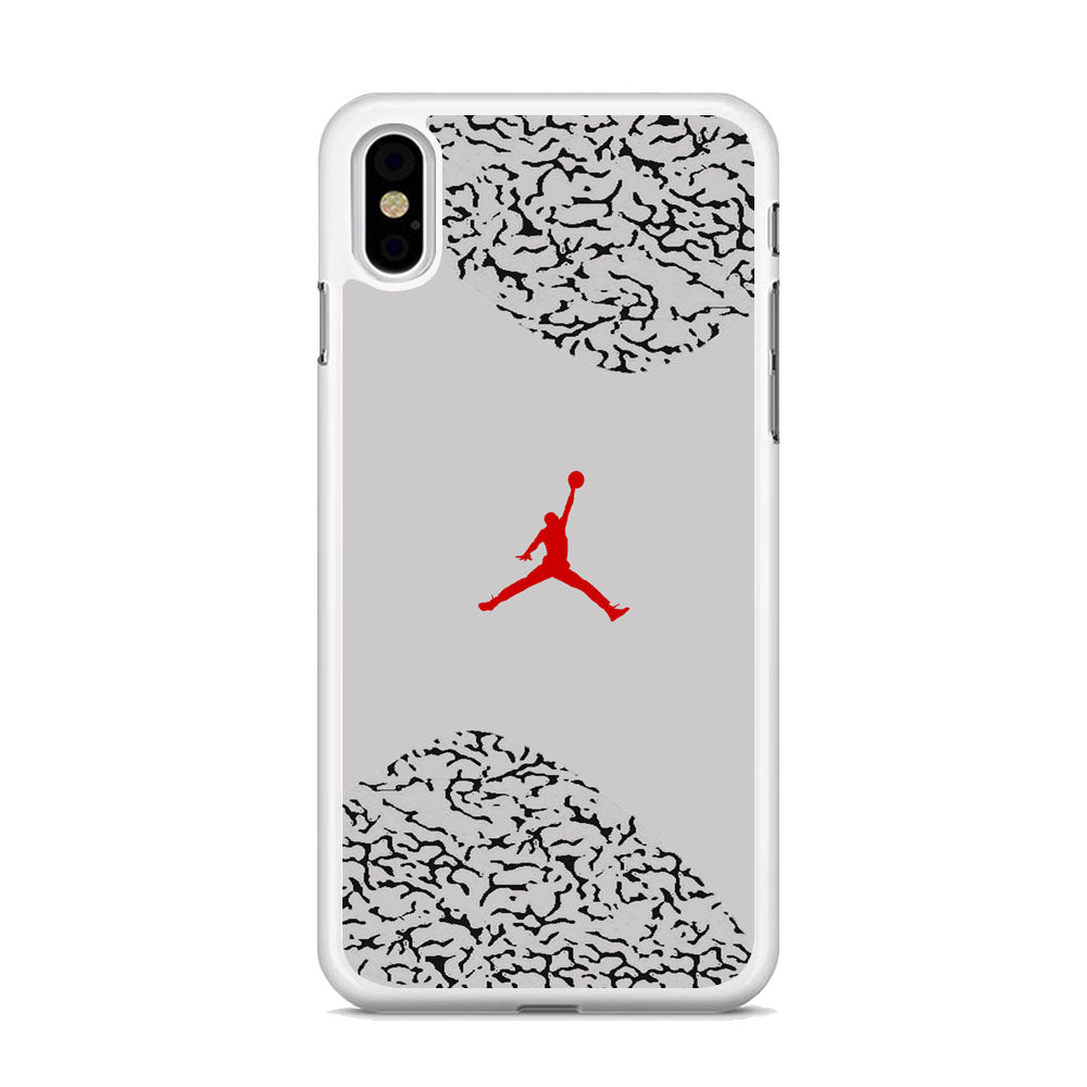 Air Jordan Cement Grey iPhone X Case