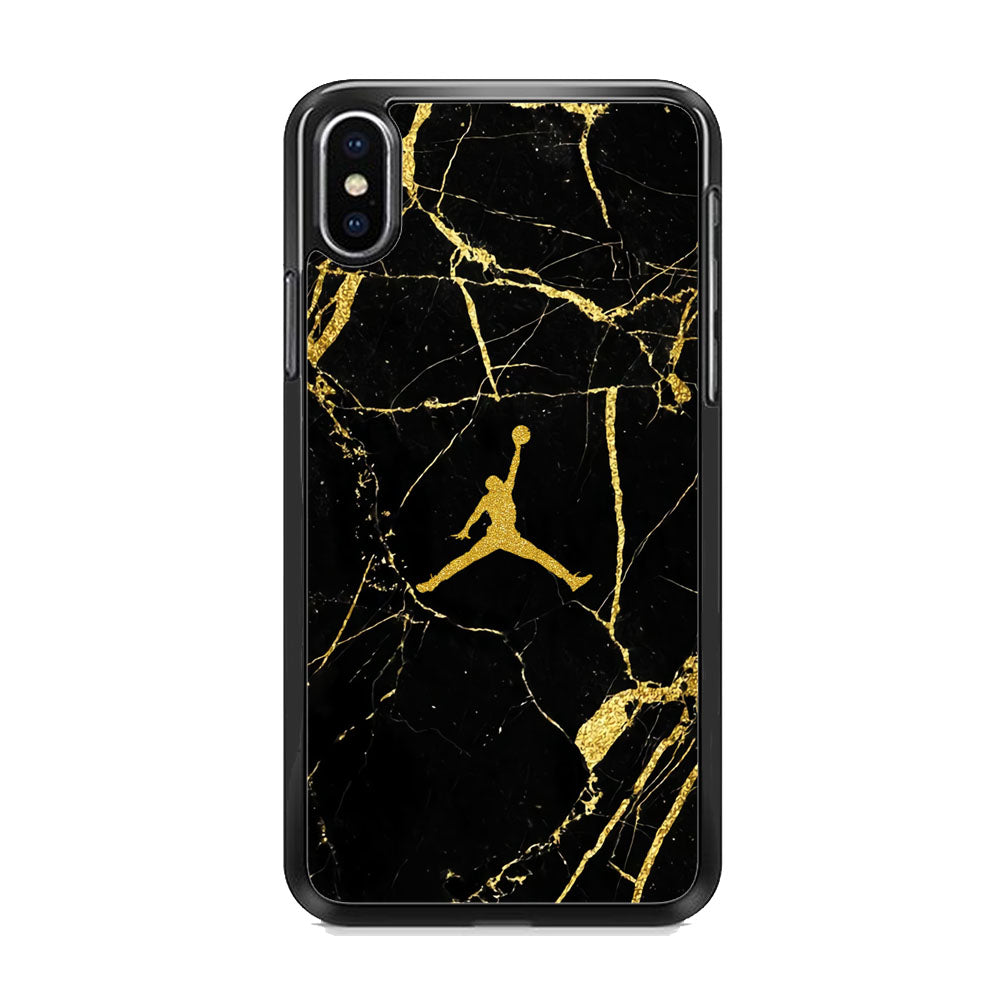 Air Jordan Golden Root Marble iPhone X Case