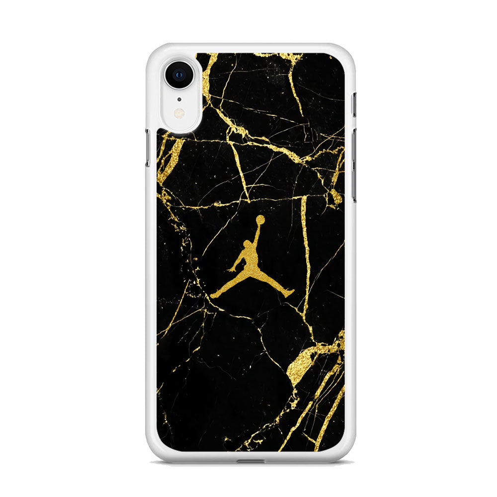 Air Jordan Golden Root Marble iPhone XR Case