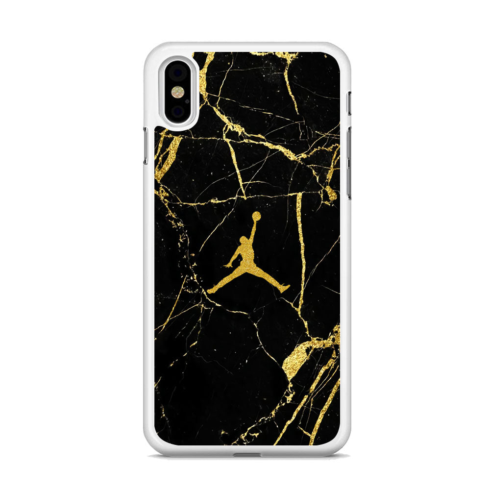 Air Jordan Golden Root Marble iPhone X Case