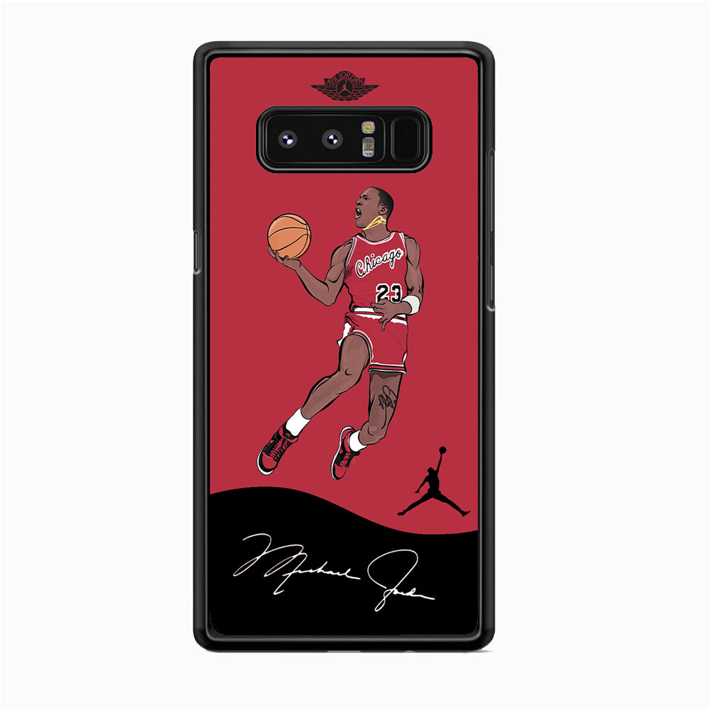 Air Jordan Jump Shoot Samsung Galaxy Note 8 Case