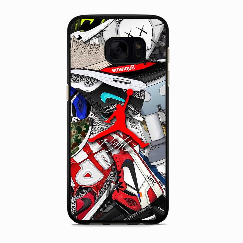 Air Jordan Leader of Layer Samsung Galaxy S7 Edge Case
