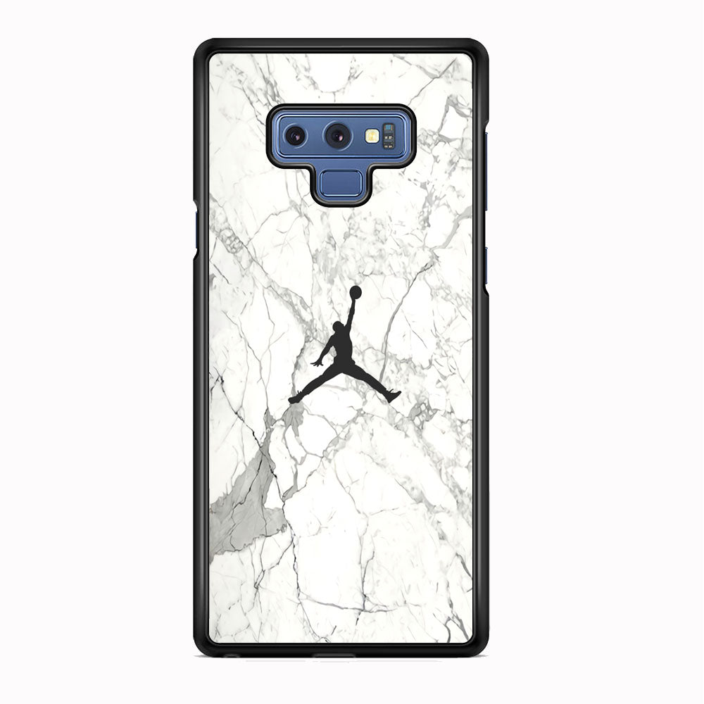 Air Jordan Marble Soft Black Samsung Galaxy Note 9 Case