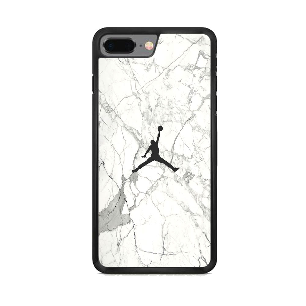Air Jordan Marble Soft Black iPhone 7 Plus Case