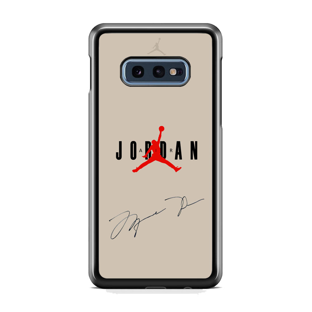 Air Jordan Signature Samsung Galaxy S10E Case