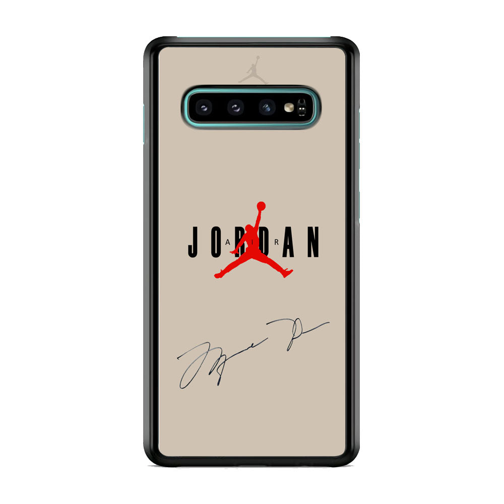 Air Jordan Signature Samsung Galaxy S10 Plus Case