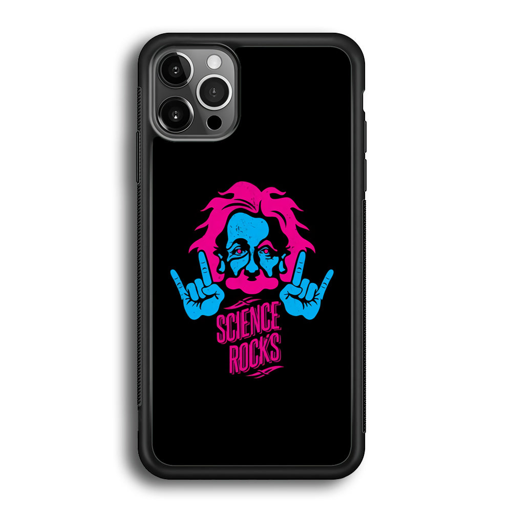 Albert Einstein Science Rocks iPhone 12 Pro Case