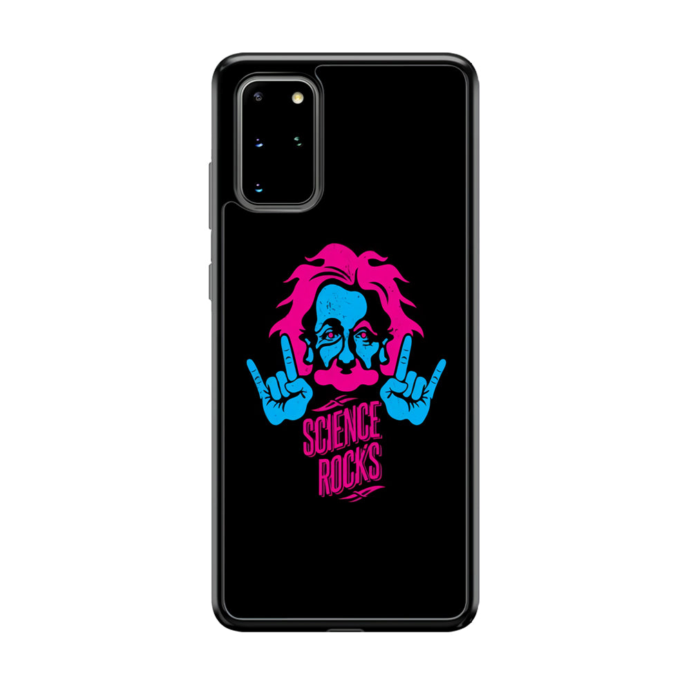 Albert Einstein Science Rocks Samsung Galaxy S20 Plus Case