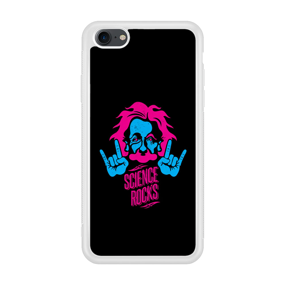 Albert Einstein Science Rocks iPhone 8 Case