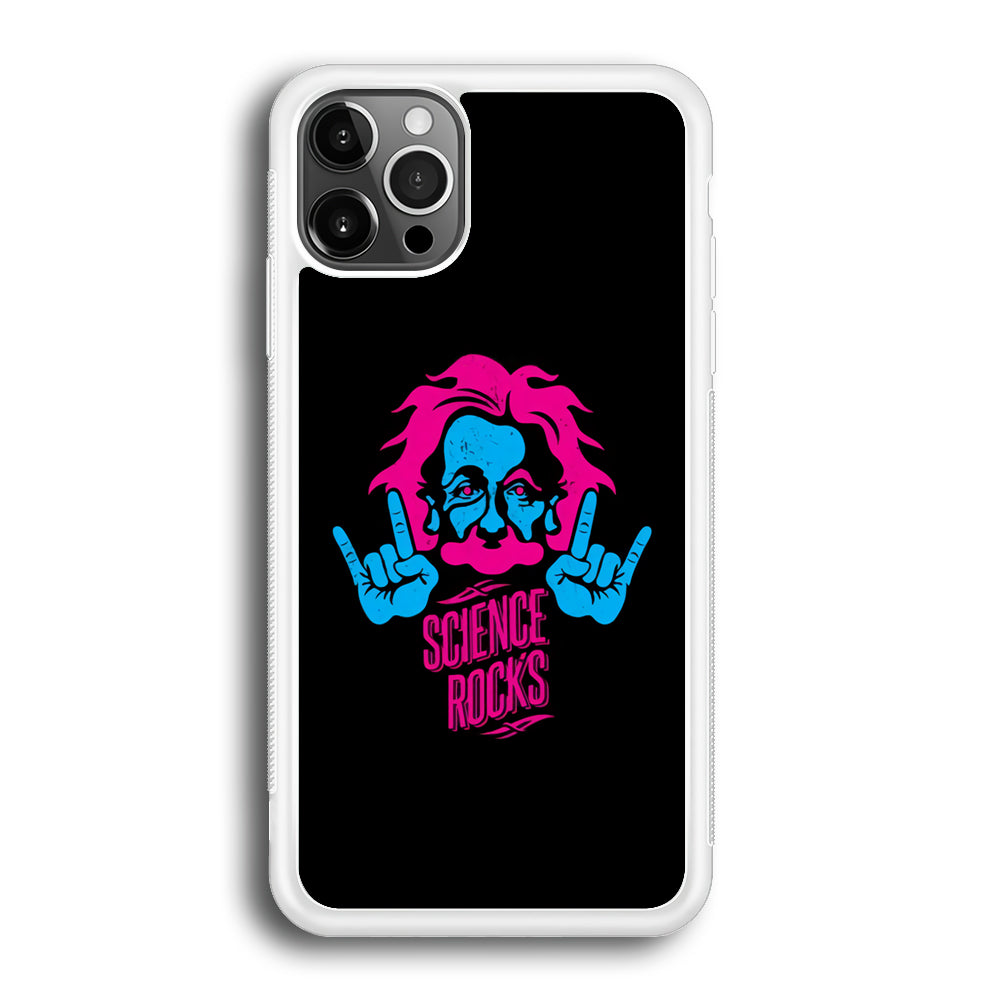 Albert Einstein Science Rocks iPhone 12 Pro Case