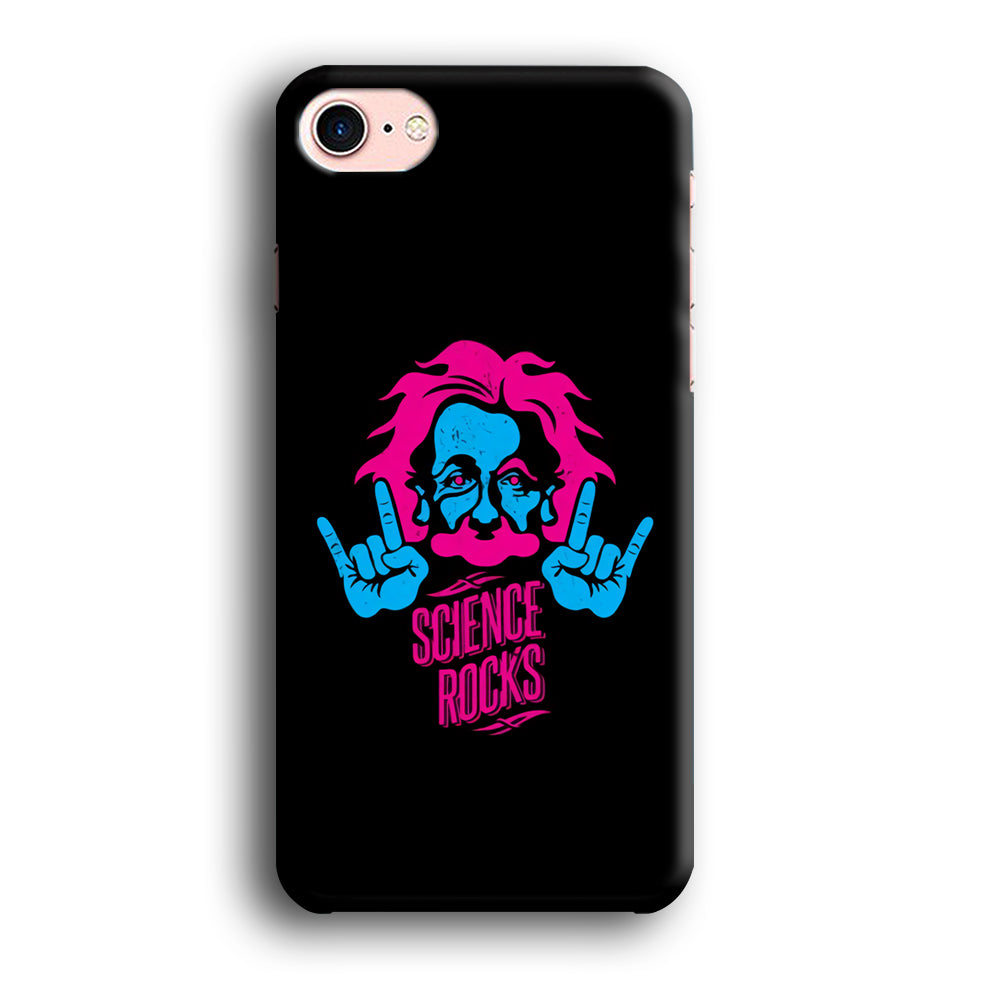 Albert Einstein Science Rocks iPhone 8 Case