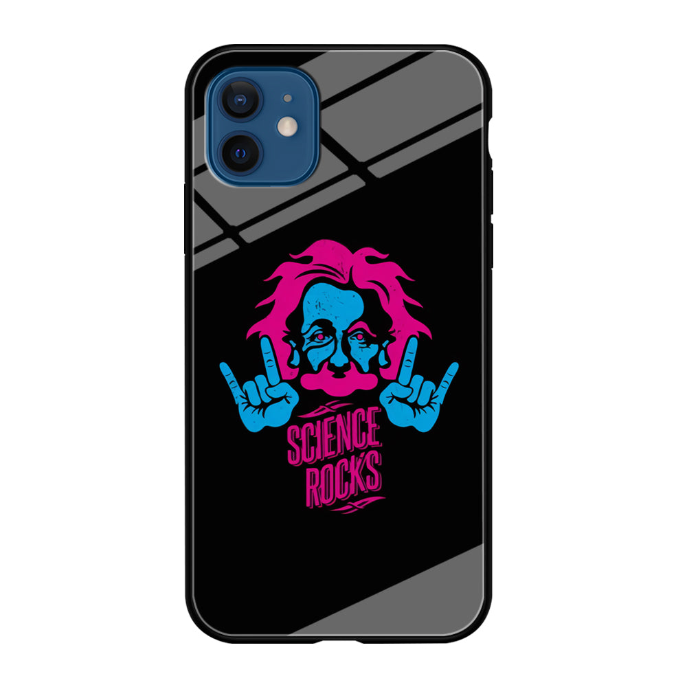 Albert Einstein Science Rocks iPhone 12 Case