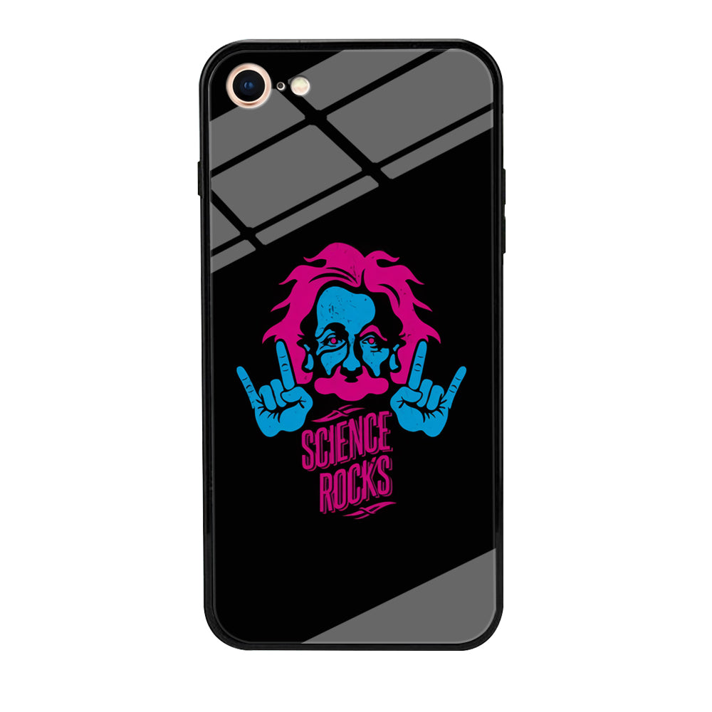 Albert Einstein Science Rocks iPhone 8 Case