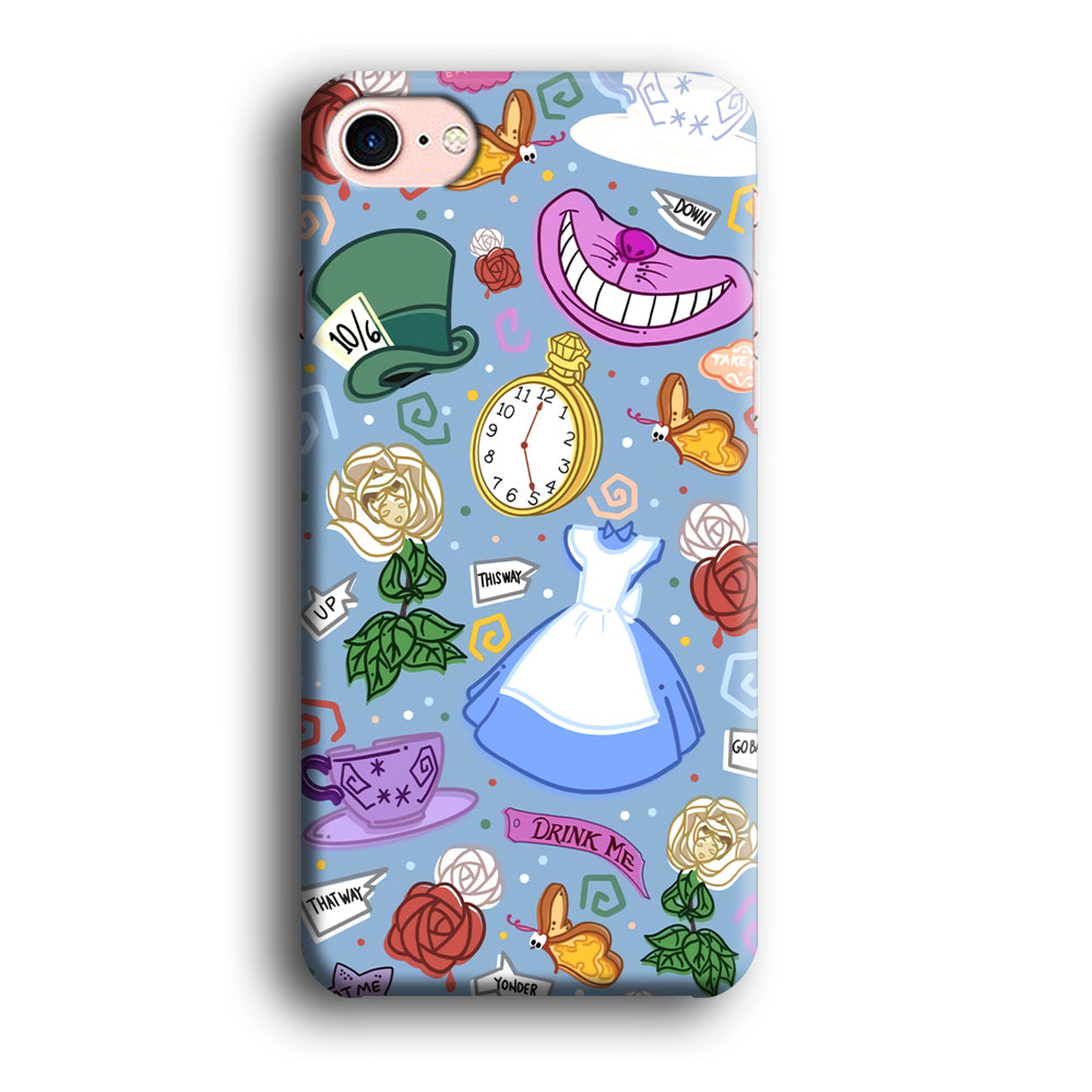 Alice In Wonderland Party's Attribute iPhone 8 Case