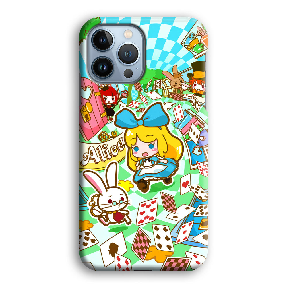 Alice In Wonderland Play Card iPhone 13 Pro Case