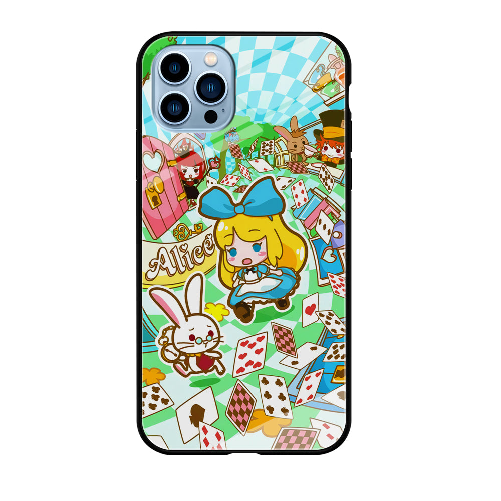 Alice In Wonderland Play Card iPhone 12 Pro Case