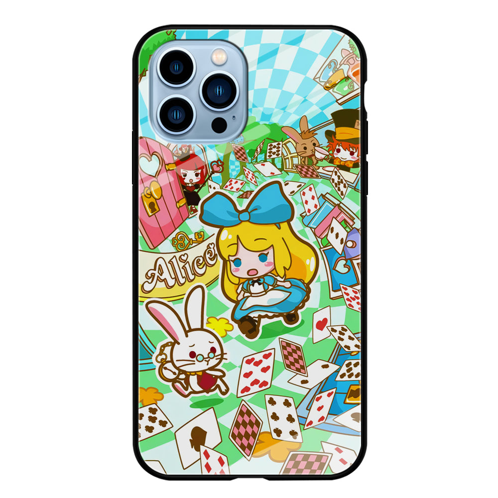 Alice In Wonderland Play Card iPhone 13 Pro Case