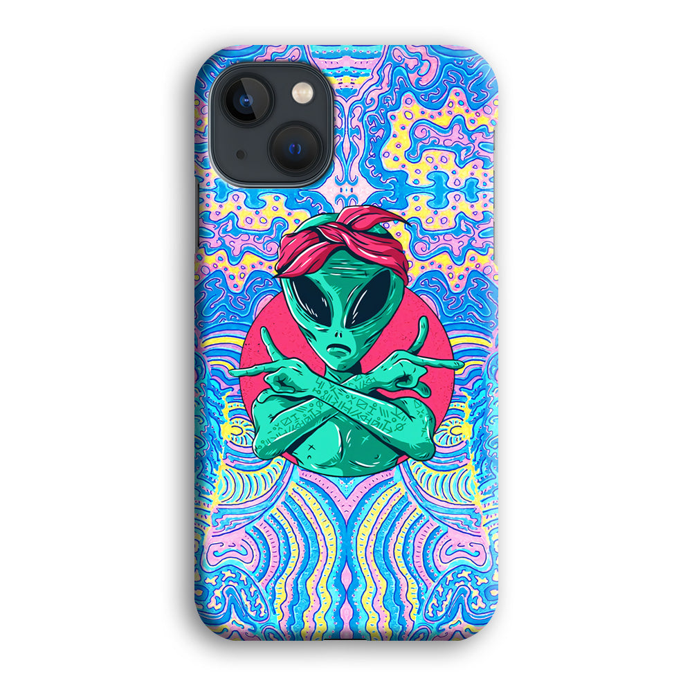 Alien Gangsta Rhythm iPhone 13 Case
